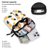 HAWEE Waist Belt Bag for Women Plus Size Fashion Fanny Packs Water Resistant Multifunctional Cross Body Shoulder Purse with 2 Adjustable Straps, Pineapple