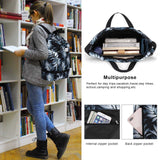 Drawstring Backpack Bag with Shoe Compartment, Large Gym Bag Sackpack Sports Beach Backpack for Men Women - KAMO