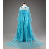 HAWEE Girls Princess Dress Costume with Long Cape - Luxury Sequin Halloween Dress up - KAMO