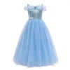 KAWELL Princess Dress Costume, Christmas Party Costume for Toddler Girls 2-11T - KAMO