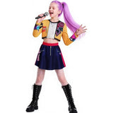 Demon Costume Kids Hunters Cosplay Girls 3-14Y Pop Singers Stage Role Play Outfit Toddler Halloween Costumes