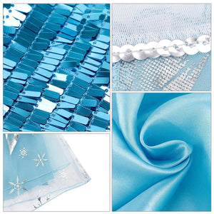 Elsa Dress Up Costume For Little Girls 3-8 Years - KAMO
