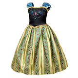 HAWEE Toddler Girls Princess Dress Qween Costume Snow Party Cosplay Fancy Dress with Accessories - KAMO