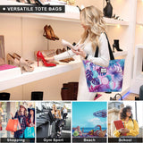 HAWEE Sunflower Tote Bag with Zipper for Women Inside Mesh Pocket Heavy Duty Casual Cloth Shoulder Handbag Outdoors, Sunflower Yellow