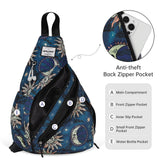 HAWEE Women's Rope Sling Bag - Convertible Chest Bag & Backpack, Water-Resistant Crossbody Daypack for Travel, Sport, Cycling | Left or Right Wear, Sunflower