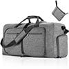 URSOFINE 115L/85L/65L Large Duffle Bag, Foldable Travel Gym Bag with Shoe Compartment, Lightweight Water Repellent Tear Resistant for Camping, Weekender, Overnight Travel