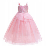 HAWEE Dress Costume for Girls, Pink Tulle and Sequin Dress for Kids Christmas Halloween Cosplay Costumes - KAMO