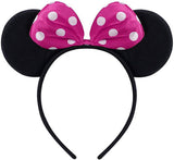 Minnie Costume Baby Girl Dress Mouse Ear Headband Polka Dot Dress - KAMO