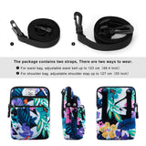 HAWEE Multifunction Phone Bag One Shoulder Phone Waist Bag Diagonal Cross Bag Smart Phone Case Outdoor Bag Triple Zip Hipster - KAMO