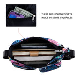 HAWEE Crossbody Bag for Women - Multi-pocket Shoulder Bag Lightweight Messenger Bag Casual printed Purse Handbag Travel Bag - KAMO