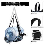 Drawstring Backpack Bag with Shoe Compartment, Large Gym Bag Sackpack Sports Beach Backpack for Men Women - KAMO