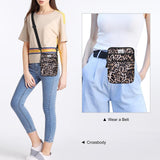 HAWEE Waist Belt Bag for Women Plus Size Fashion Fanny Packs Water Resistant Multifunctional Cross Body Shoulder Purse with 2 Adjustable Straps, Pineapple