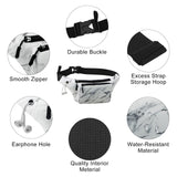Fanny Pack for Women & Men - Crossbody Waist Bag Lightweight Belt Bum Bag for Sports, Travel, Hiking, Everyday Use - KAMO