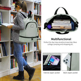 Drawstring Backpack Bag with Shoe Compartment, Large Gym Bag Sackpack Sports Beach Backpack for Men Women - KAMO