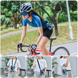 HAWEE Multifunction Phone Bag One Shoulder Phone Waist Bag Diagonal Cross Bag Smart Phone Case Outdoor Bag Triple Zip Hipster - KAMO