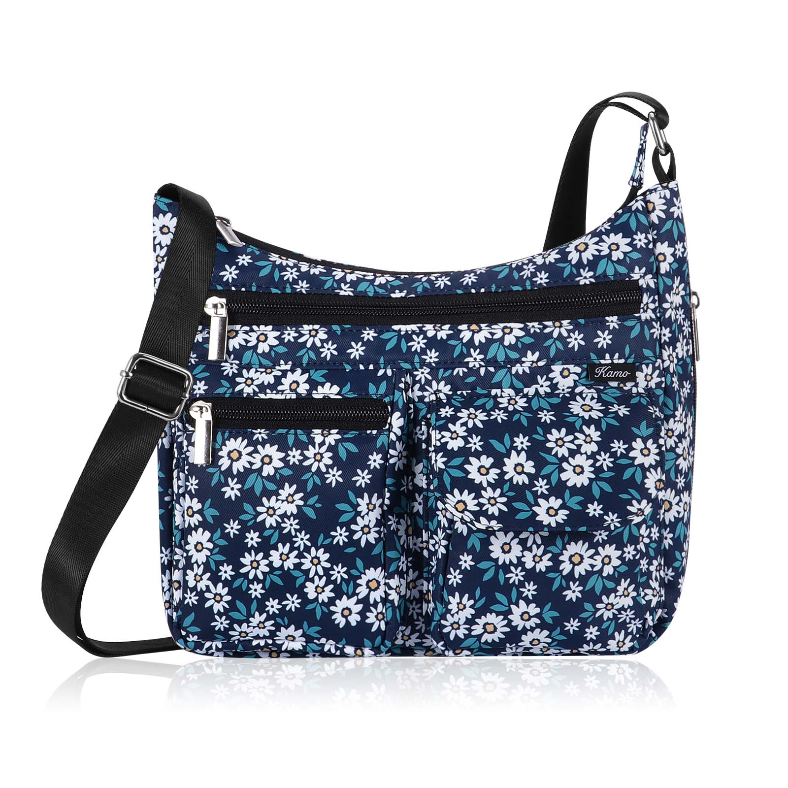 Crossbody Bag for Women - Multi-pocket Shoulder Bag Lightweight Messenger Bag Casual printed Purse Handbag Travel Bag - KAMO