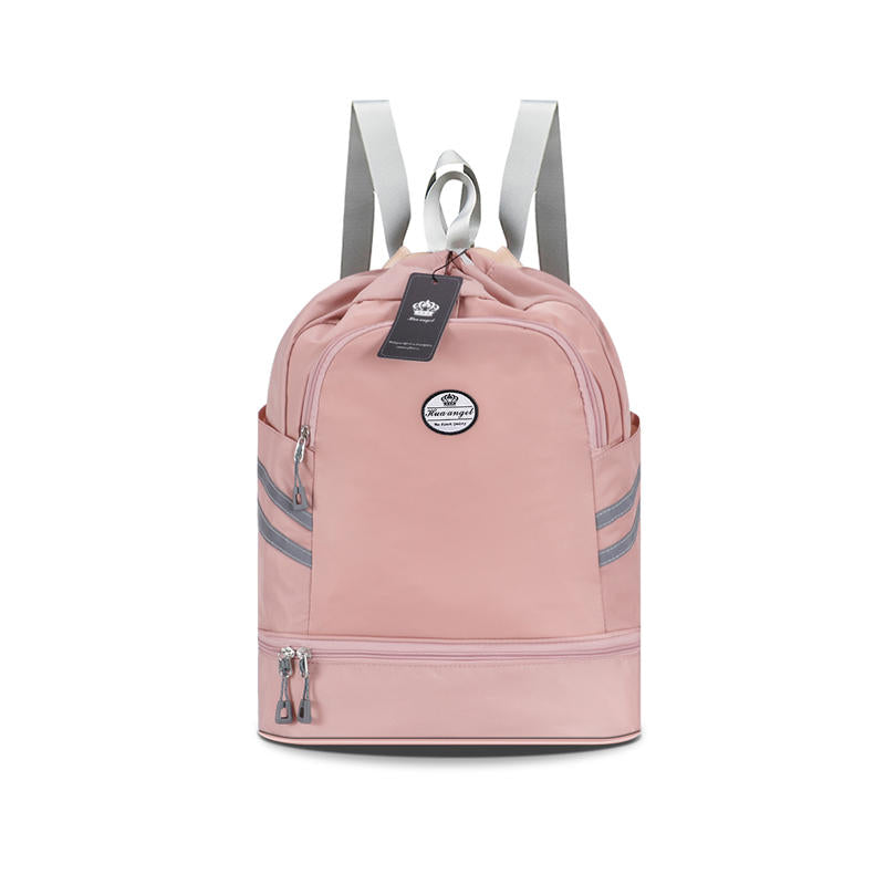 Backpack with wet compartment clearance