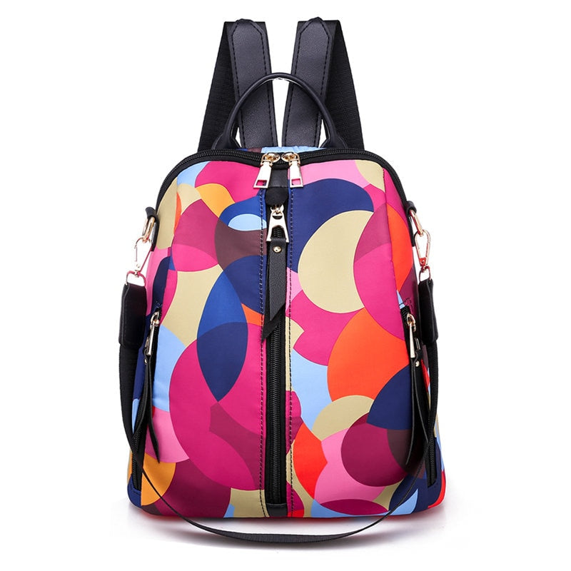 Colorful Circle Women Backpacks | Large Capacity Multi-pocket Fashion Bags | KAMO - KAMO