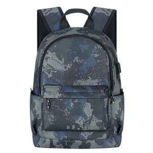 Kamo Polyester Backpack | USB interface Women Travel Bags | Fashion Girl School Bag - KAMO